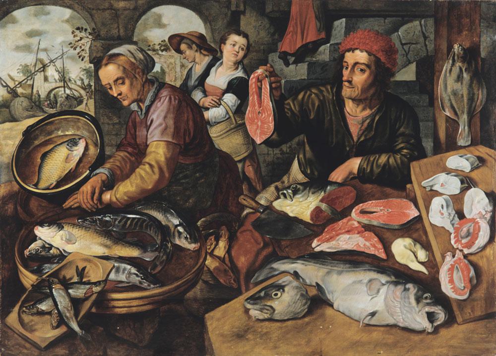 Le marché aux poissons - 1568