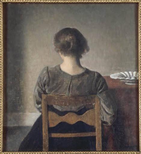 Vilhelm Hammershoi (1864-1916) - Repos - 1905 - 49cm x 46cm